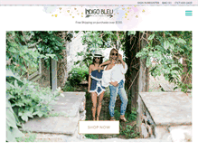 Tablet Screenshot of indigobleufashion.com